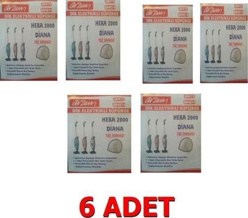 Hera 2000 Pratik Süpürge Toz Torbası 6 Adet