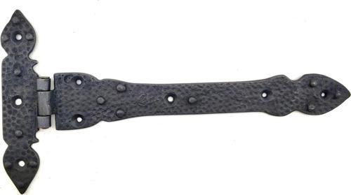 Antika Tarz Dekoratif Pirinç Kuyruklu Lale Menteşe - 147x193 Mm, Oksit