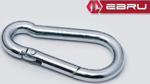 Yaylı Karabina, Çengel, Kanca 12mm - 1 Adet