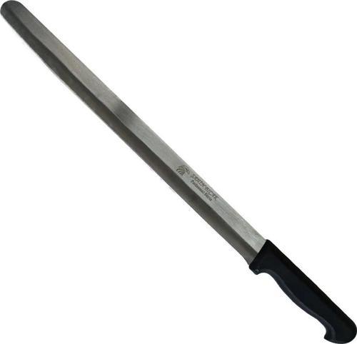 Bursa Paslanmaz Küt Uçlu Cağ Kebabı Bıçağı 40 Cm - Plastik Sap
