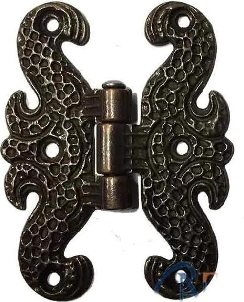 Zamak Kelebek Menteşe - Büyük, 50x67mm, Oksit, 100 Adet