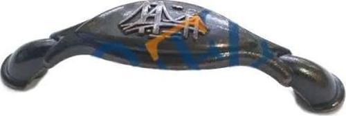 Dekoratif Zamak Boğaziçi Kulp - 64mm, Eskitme, 1 Adet