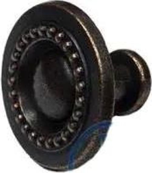 Dekoratif Zamak Düğme - 23x23mm, Eskitme, 100 Adet
