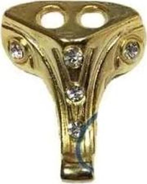Moda Taşlı Ahşap, Mdf, Sunta Sandık Ayağı, Kutu Ayak 1,5 Cm - Sarı