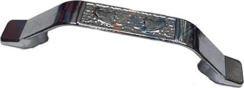 Dekoratif Zamak Kulp İçten - 64mm, Nikel, 100 Adet