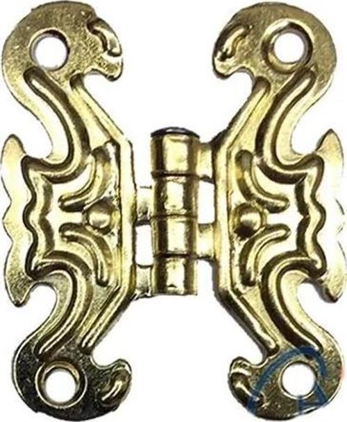 Dekoratif Sac Kelebek Menteşe - Küçük, Sarı, 1 Adet