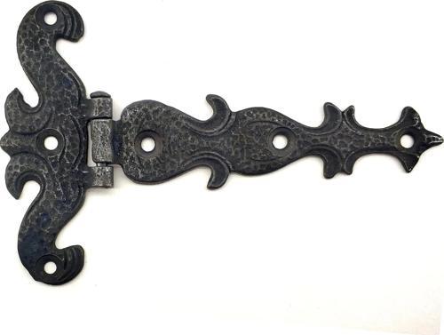 Antika Tarz Dekoratif Pirinç Kuyruklu Kelebek Menteşe - 94x147 Mm, Oksit