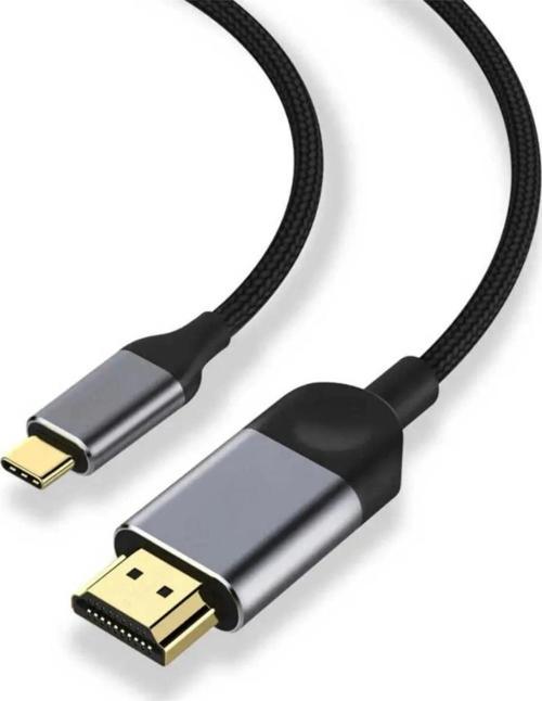 3 Metre 8 Gbps Hız 4k/30 Hz Type C To Hdmı Çevirici Dönüştürücü Tv Telefon Pc Hasır Bağlantı Kablosu