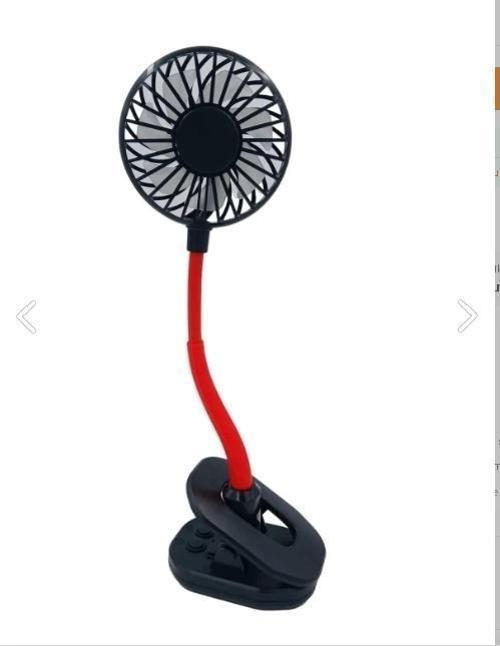 Portatif Işıklı Mini Klipsli Fan