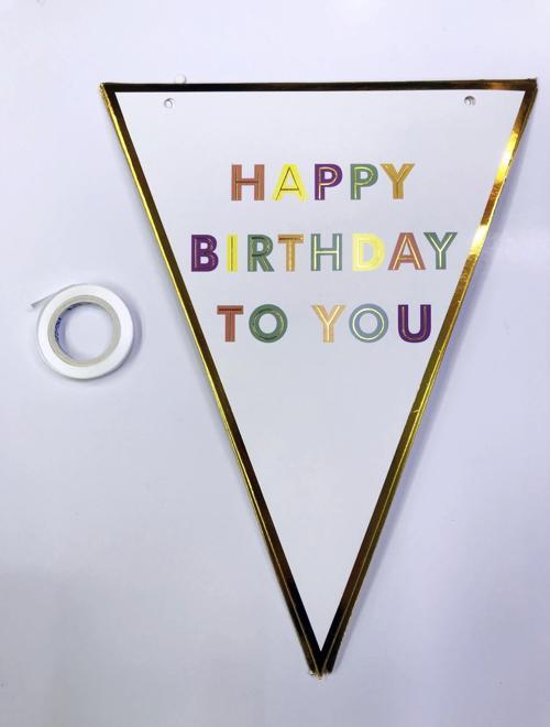 Happy Birthday To You Flama Bayrak Süs
