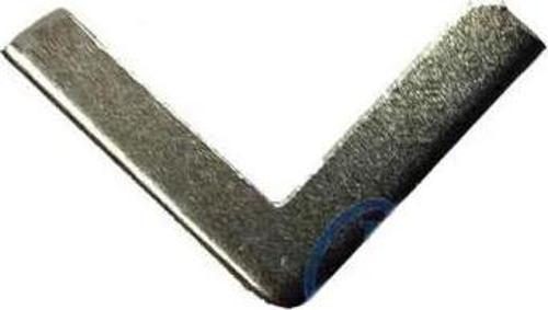 Kitap, Kapak, Menü, Albüm Köşesi, Orta - 18x32mm, Nikel, 20 Adet