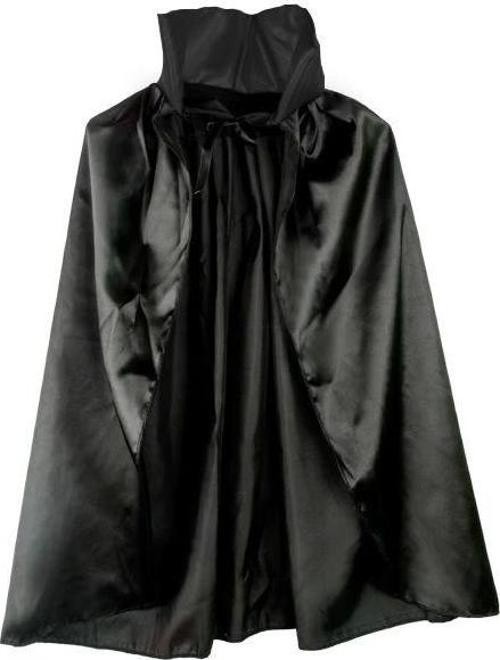 Siyah Renk Yakalı Halloween Pelerini 90 Cm