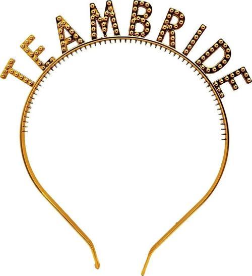 Altın Renk Team Bride Taç – Gelin Ve Nedime Tacı