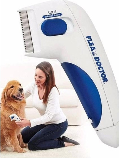 Flea Doctor Kedi Ve Köpekler İçin Pilli Pire Tarağı