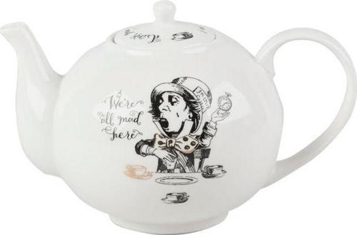 x V&A Alice In Wonderland Porselen 5200025 1.1 lt Teapot Demlik