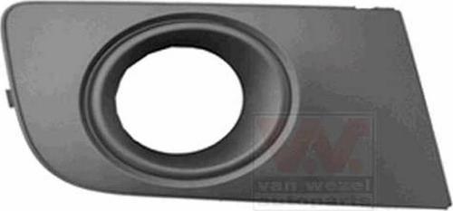 2011-2016 Volkswagen Amarok Sis Lamba Kapağı Sağ Sis Delikli Siyah-Çerçevesi Nikelajlı (Adet) (Oem N