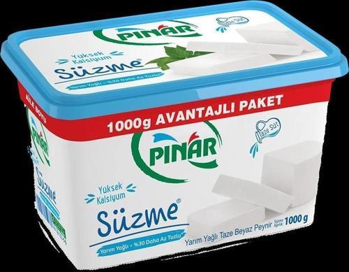 1000 gr Yarım Yağlı Süzme Peynir
