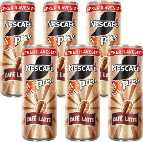 Xpress Café Latte Şekersiz 250 ml x 6 Adet