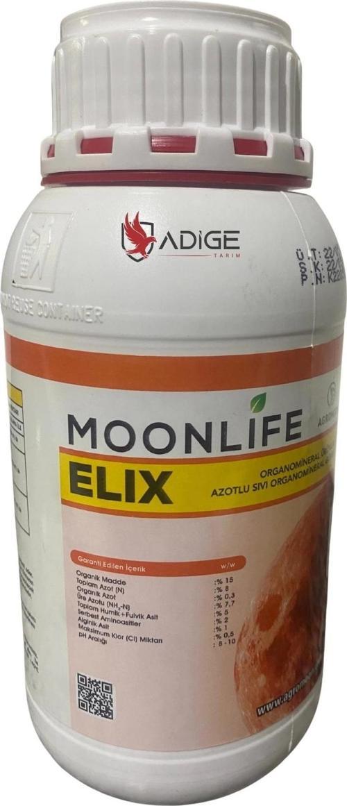 Elix Azotlu Sıvı Organomineral Gübre Humik Fulvik Asit Ve Amino Asit 500 Cc