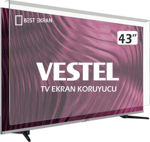 VESTEL 43FV9750 TV EKRAN KORUYUCU - Vestel 43" inç 108 Ekran  4K Ultra HD Smart VİDAA DLED TV Ekran Koruyucu 