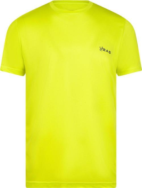 Fiji Sıfır Yaka Tişört Neon Yeşili