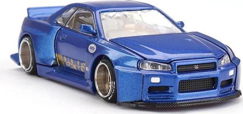 MINI GT Kaido House Nissan Skyline GT-R R34 Kaido Works Shinjuku V2 1:64 Diecast Model