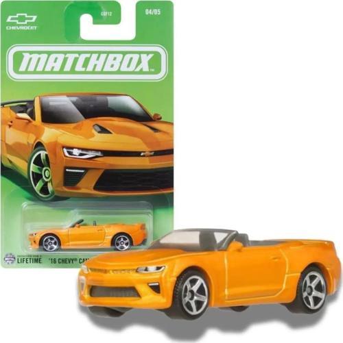 Matchbox  Temalı Arabalar - 16 CHEVY CAMARO COVERTIBLE JCG55
