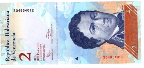 Venezuella 2 Bolivares 2012  S04954012  (ws0413)