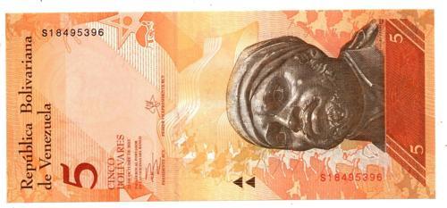 Venezuella 5 Bolivares 2013  S18495396  (wb0416)