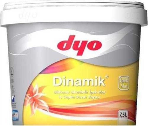 Dinamik Silikonlu Ipekmat İç Cephe Boyası 7,5 Lt Beyaz