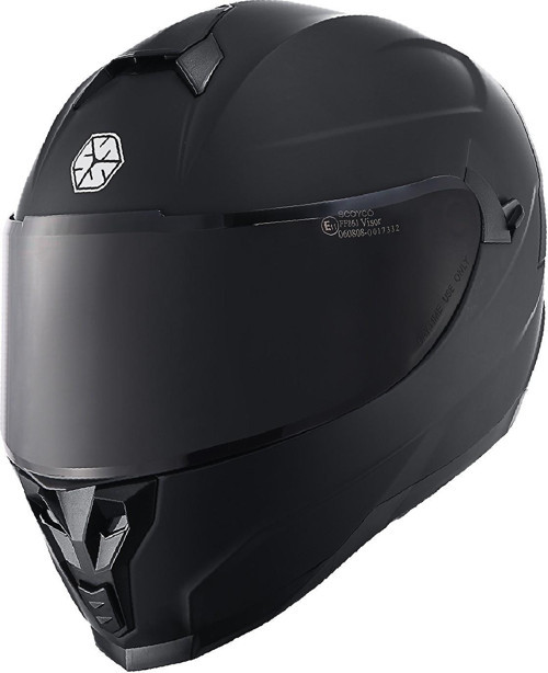 Motosiklet Double Vizörlü Full Face Kask Ce Motor Kaskı Mat Black Edition