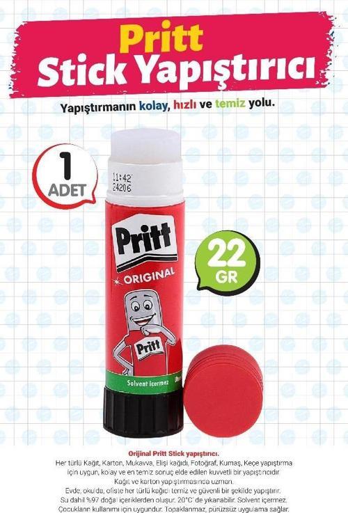 Prit Stick Yapıştırıcı 22 Gr 1 Adet-T1447