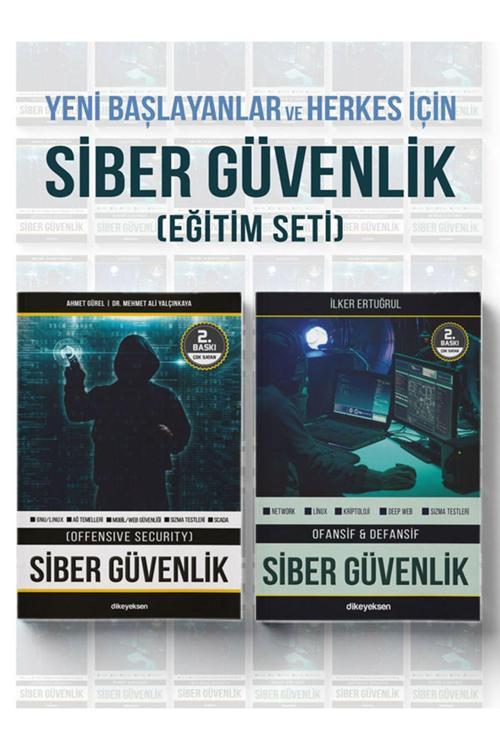 Dikeyeksen Yeni Başlayanlar Ve Herkes İçin Siber Güvenlik Eğitim Seti (2 Kitap)