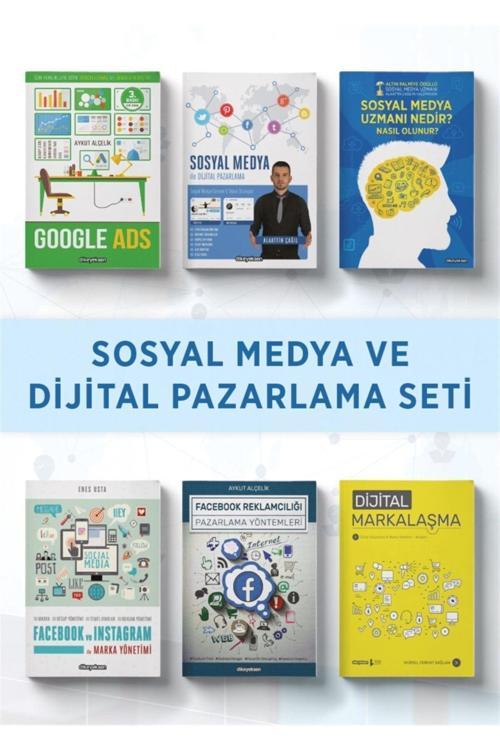 Dikeyeksen Sosyal Medya Ve Dijital Pazarlama Seti (6 Kitap Takım) - Aykut Alçelik 9786054898862