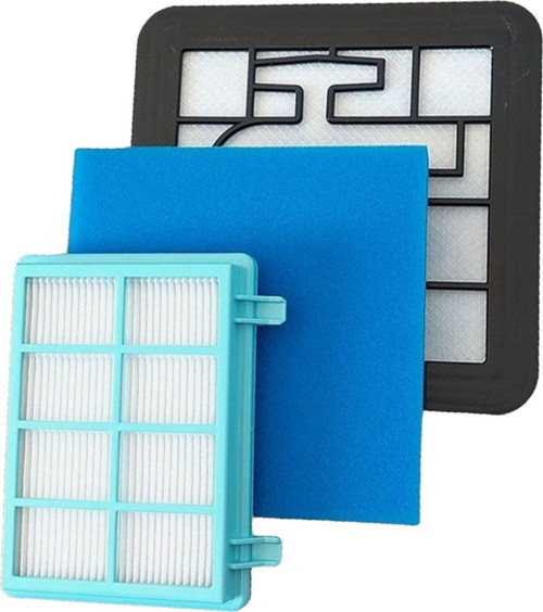 Philips FC 9330 / 9331 / 9332 / 9334 Uyumlu Hepa Filtre Seti 3'lü ( A++ Kalite İthal ürün )