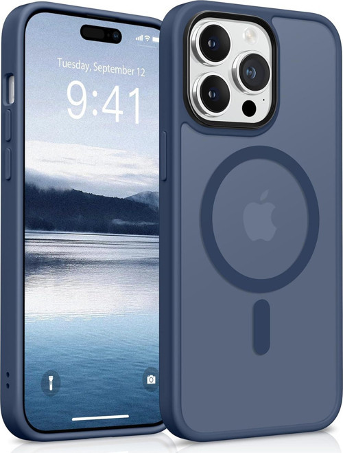 iPhone 16 Pro Max Uyumlu Kamera Korumalı Magsafe Wireless Şarj Özellikli Mat Silikon Kılıf