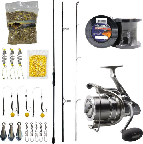 YekOutdoor Profesyonel Göl Oltası Seti Prologic C-Series 13FT 390 cm 3.5 lb 3 Parça&Okuma SURF-8K Olta Makinesi