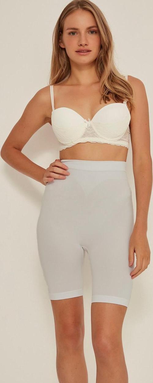 EKRU   Soft Uzun Paçalı Boxer Korse