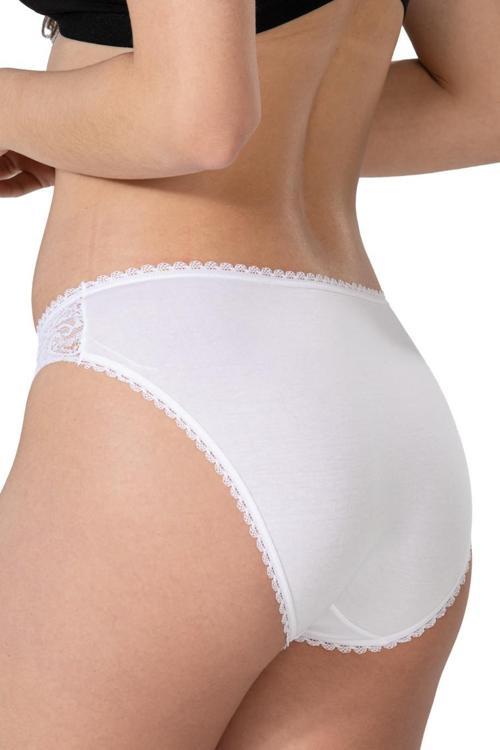 BEYAZ    Cotton Dantelli Külot