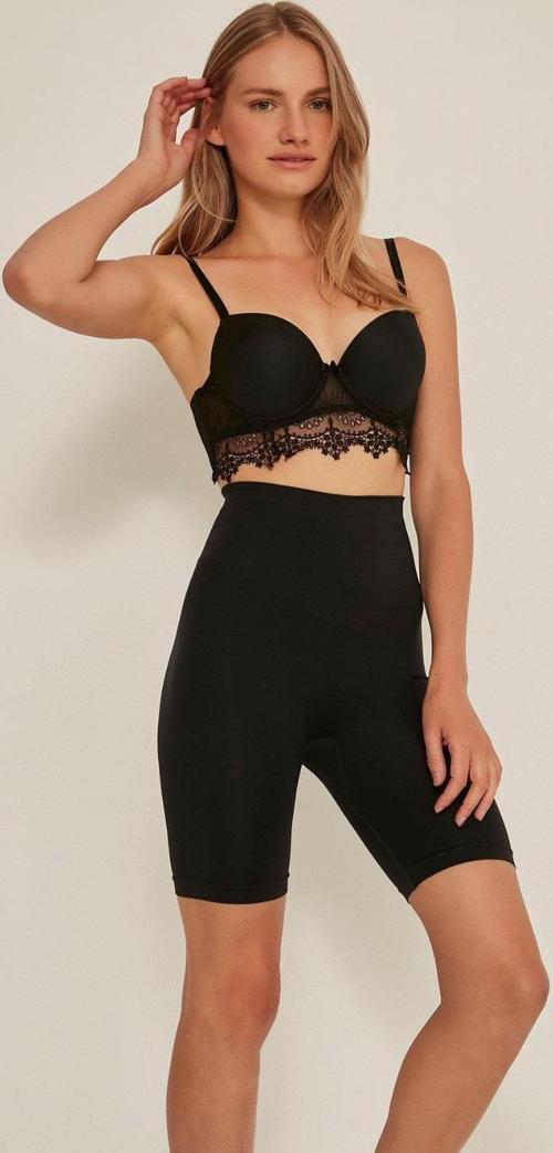 SİYAH   Soft Uzun Paçalı Boxer Korse