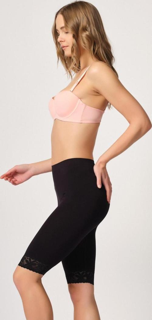 SİYAH   Soft Uzun Paça Dantel Boxer