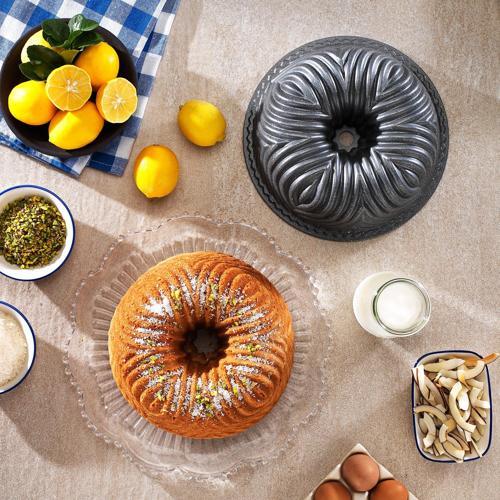 Cakehaus Döküm Kek Kalıbı 1 Parça-Gri