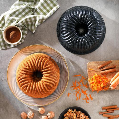 Cakehaus Döküm Kek Kalıbı 1 Parça-Siyah