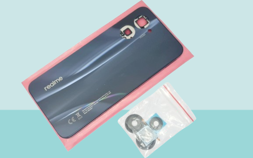 - Oppo Realme C33 FULL KASA Arka Kapak Batarya Kapağı - SİYAH