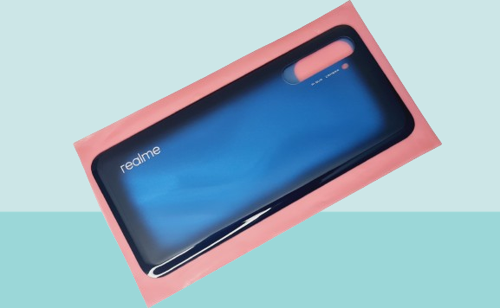 - Oppo Realme 6 Pro Arka Kapak Batarya Kapağı - MAVİ