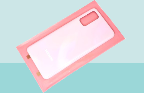 - Samsung Galaxy S20 Arka Kapak Batarya Kapağı -  PEMBE