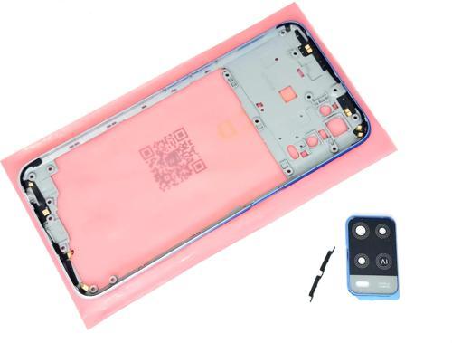 - Oppo A54 FULL KASA Arka Kapak Batarya Kapağı - MAVİ