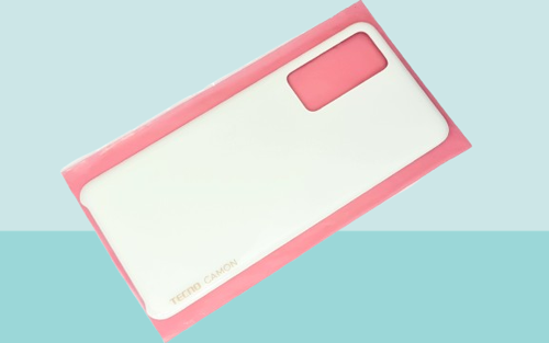 - Tecno Camon 18P (CH7n) Arka Pil Batarya Kapağı - BEYAZ