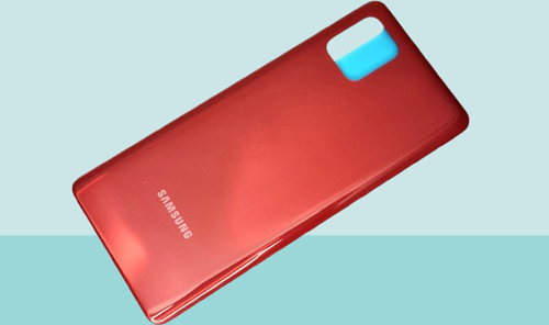 - Samsung Galaxy NOTE 10 LİTE Arka Kapak Batarya Kapağı -  KIRMIZI