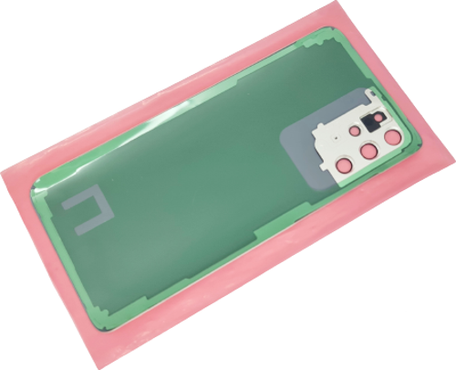 - Samsung Galaxy S20 PLUS Arka Kapak Batarya Kapağı (Cam Full Lensli) - SİYAH